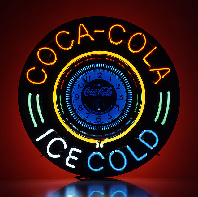 コカコーラ 時計 ネオン ライト アメリカ雑貨 Coca-Cola-