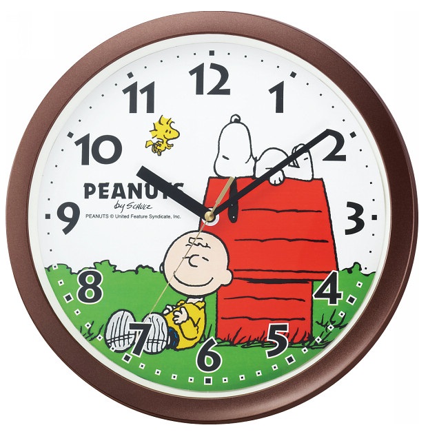 壁掛け時計レビュー「お昼寝スヌーピーのかわいい時計」 ⋆ WALL*CLOCKs