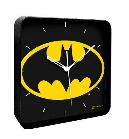 壁掛け時計レビュー アメコミ好き必須アイテム バットマンのスクエアウォールクロック Wall Clocks