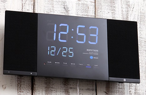 壁掛け時計レビュー Bluetoothで音楽が楽しめる近未来系ledクロック Tokioto Wall Clocks